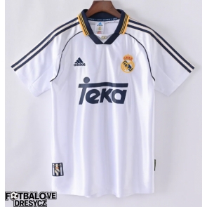 Real Madrid 1998-2000 Retro Domácí Dres Krátký Rukáv Real Madrid 1998-2000 Retro Domácí Dres Krátký Rukáv